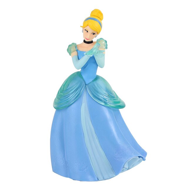 21cm Princess Cinderella Super Premium Action Figure Toy - Large Size Beauty and the Beast Bella Doll for Kids & Collectors