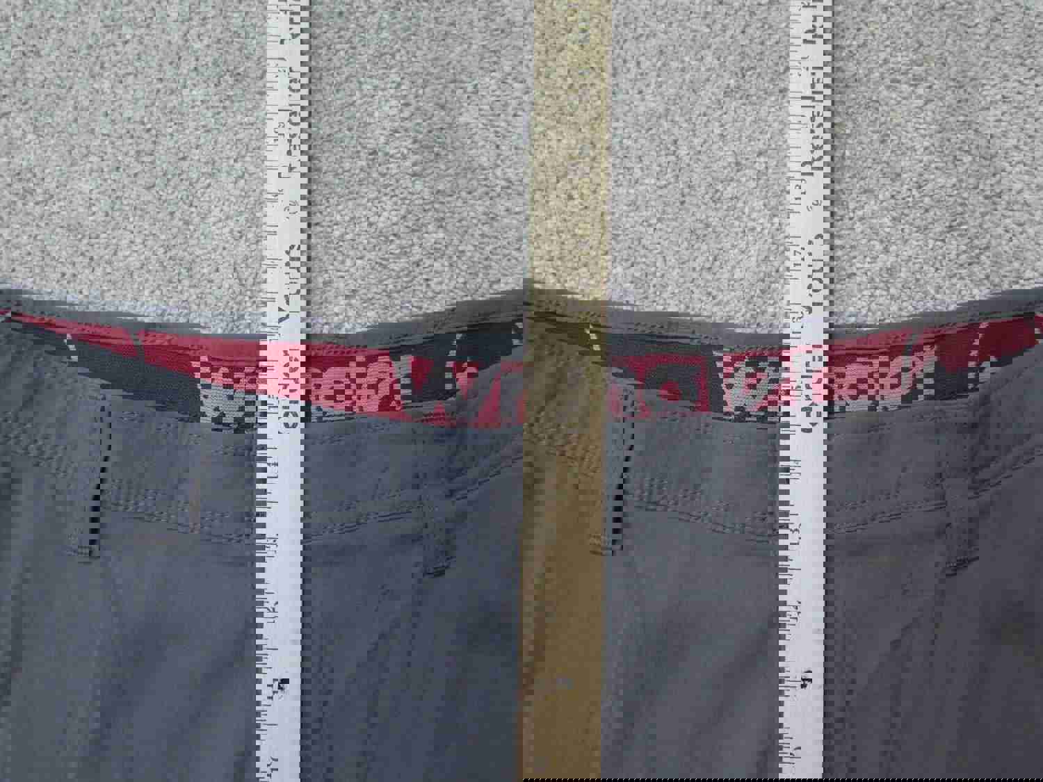 Wrangler Men's 44 Gray High Rise Chino Stretch Shorts NW9851G