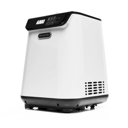 Whynter 1.28 Quart Compact Upright Automatic Ice Cream Maker with Stainless Steel Bowl - White