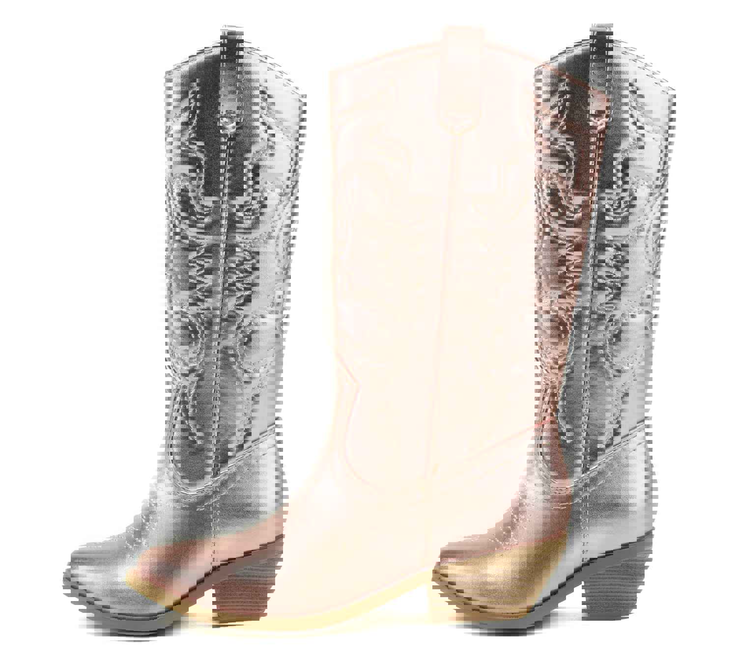 SODA Cowboy Boots Reno - Western Boots with High Pull On Tabs