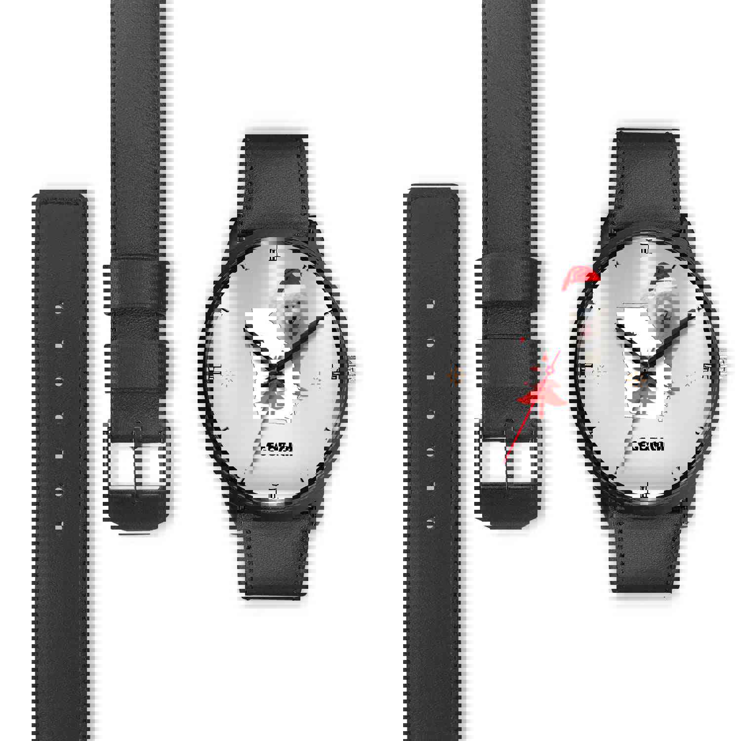 Samoyed Dog Georgia Christmas Special Wrist Watch