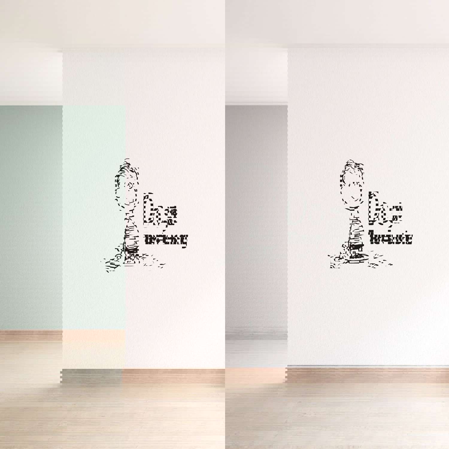 Snoopy Vinyl Wall Art Sticker Decal - Do Or Do Not, There Is No Try
