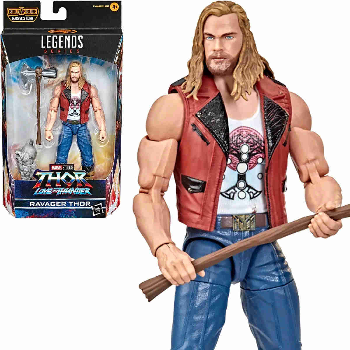 Marvel Legends Thor: Love and Thunder 6-Inch Action Figure with BAF Korg