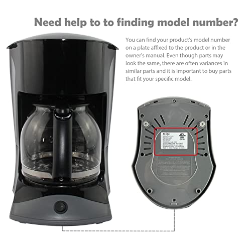 Cestlaive 12-Cup Replacement Coffee Carafe for Mr. Coffee, Sunbeam, and Oster Coffee Makers