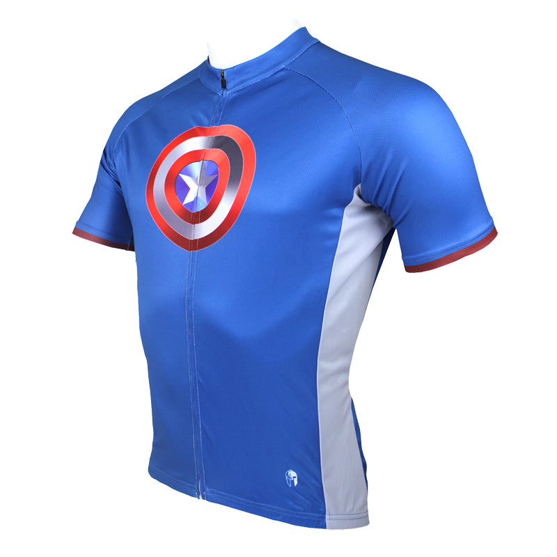 Super Hero Cycling Jersey Jacket - Batman, Spider-Man, Green Lantern, Captain America, Superman, Iron Man