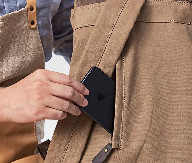 Canvas Mens Cool Backpack - Durable Travel & School Bag for Men