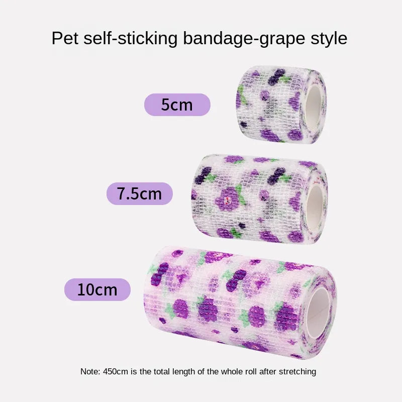 Pet-Friendly Self-Adhesive Bandage for Dogs Outdoor Activities