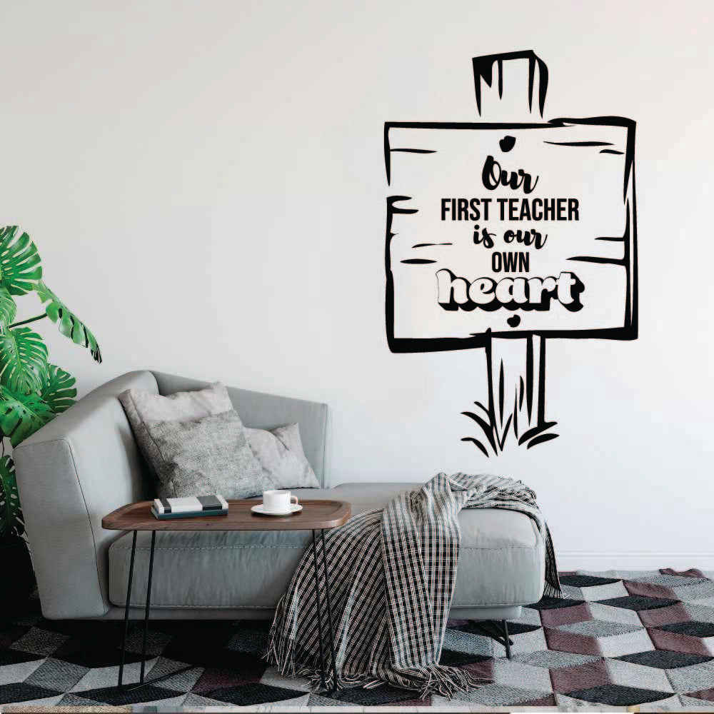Indian Native American Wall Decal Sticker - Customizable Art Quote