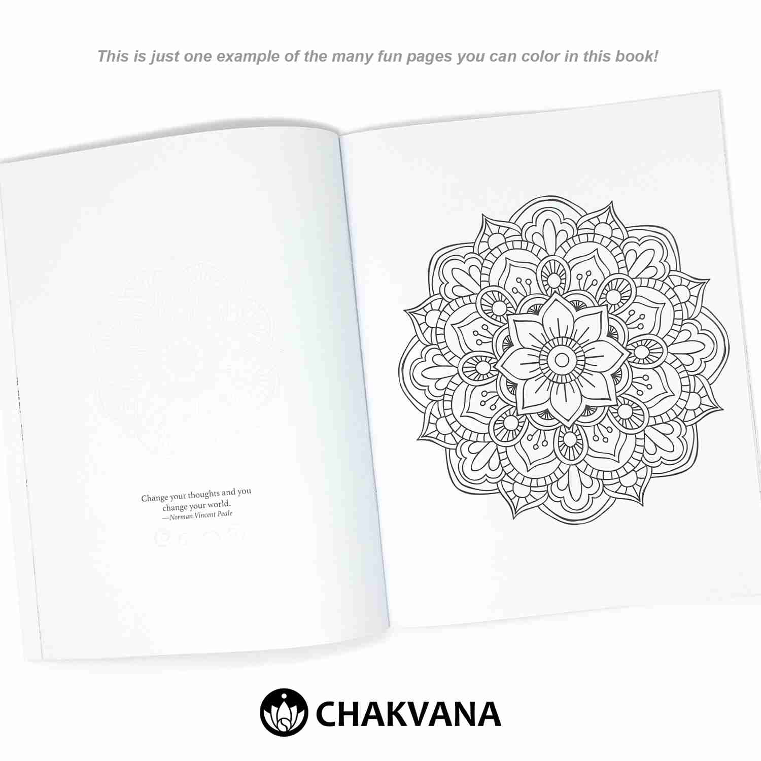 Stress Less Coloring Mandalas - Relaxing Adult Coloring Book