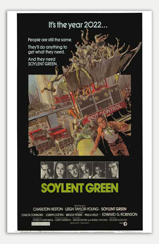 Soylent Green - 11 x 17 Movie Poster (1973 Reprint)