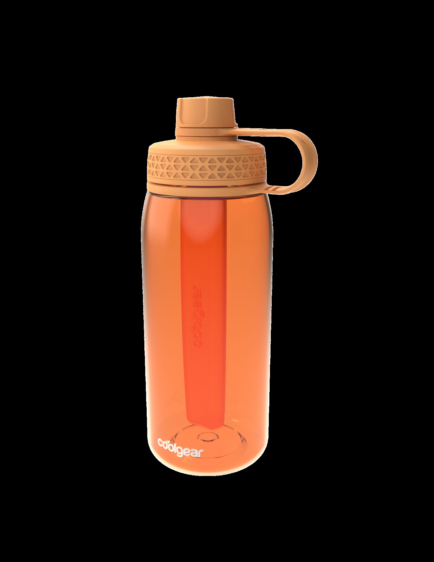 Cool Gear 4-Pack 32 oz System Chugger Bottle with Freezer Stick - Large Capacity Water Bottle for Gym, Outdoors, Travel