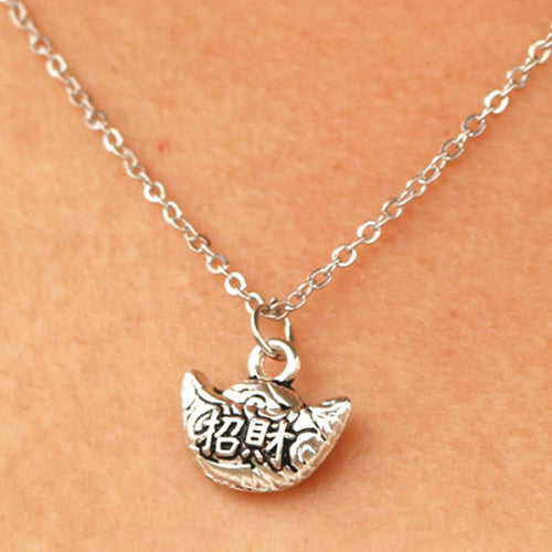 Fashion Spider Geometric Simulated Pearls Pendant Necklace for Women and Men