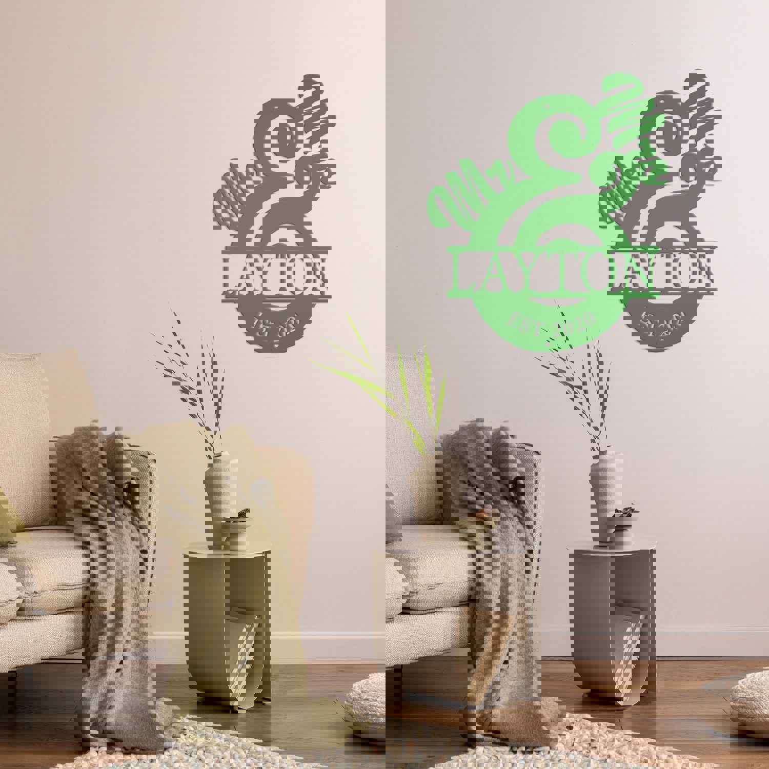 Personalized Last Name Sign - Elegant Mr. & Mrs. Metal Wall Decor, Custom Wedding Gift for Couples