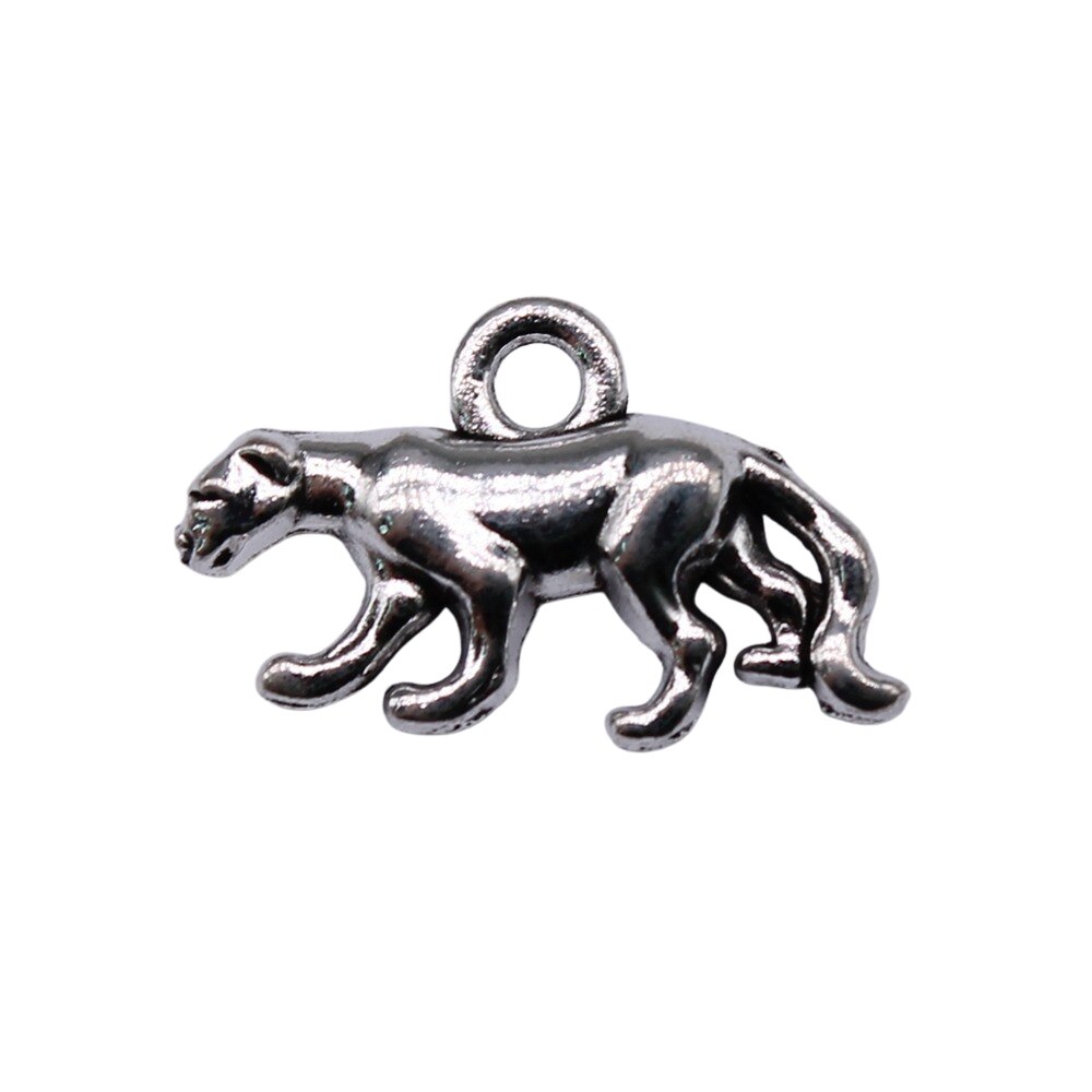 WYSIWYG 20pcs Antique Silver Dog Charms for DIY Jewelry Making