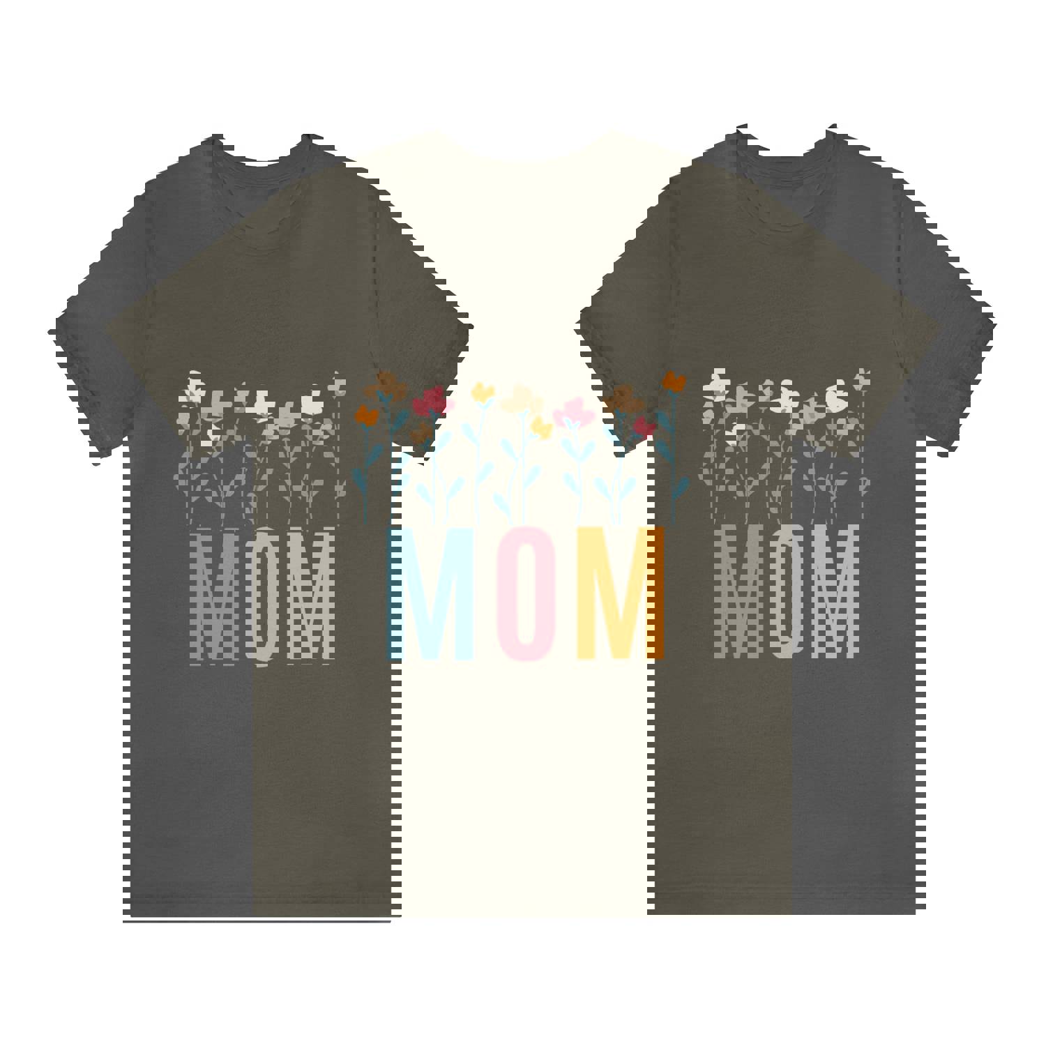 Wild Flowers Mom T-shirt, Boho Mom Tee, Mothers Day Gift For Mom, Moms Birthday Gift, Hippie Mommy Shirt