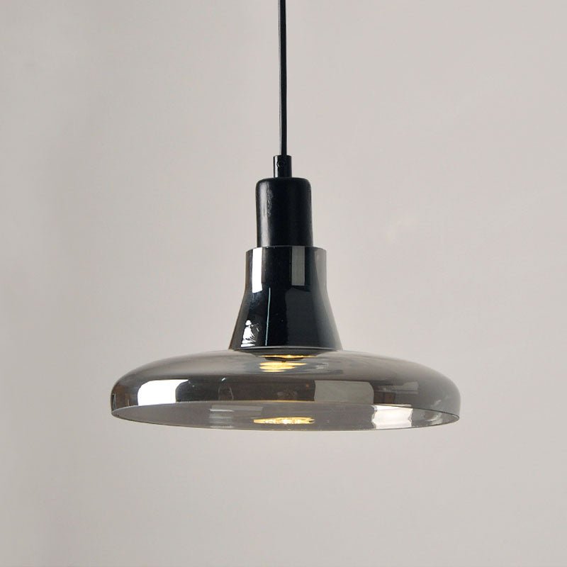 MIRODEMI® Retro Pendant Lamp - Smoky Gray Glass for Dining Room & Kitchen
