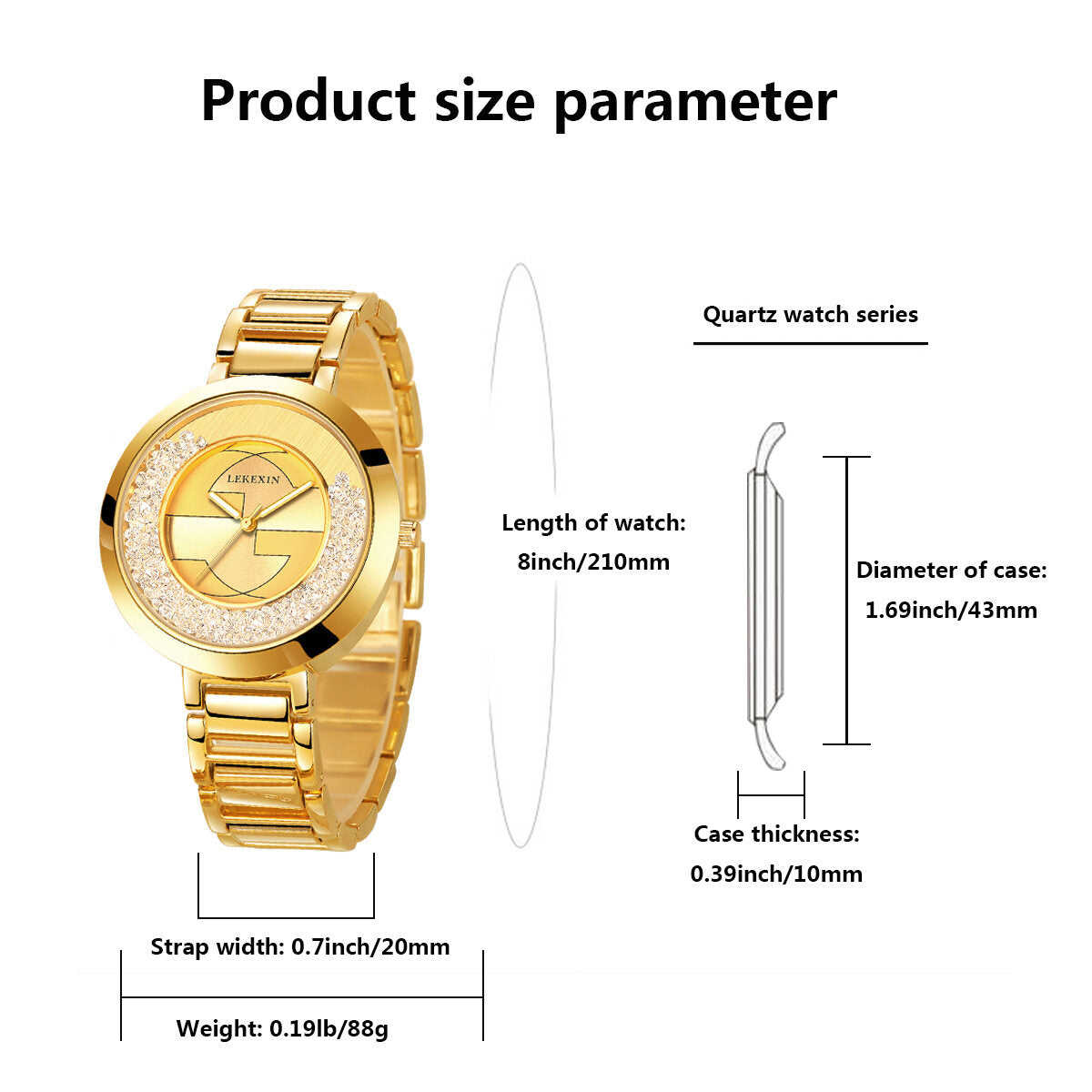 PINTME Women Watch - Fashionable Quartz Watch for Ladies
