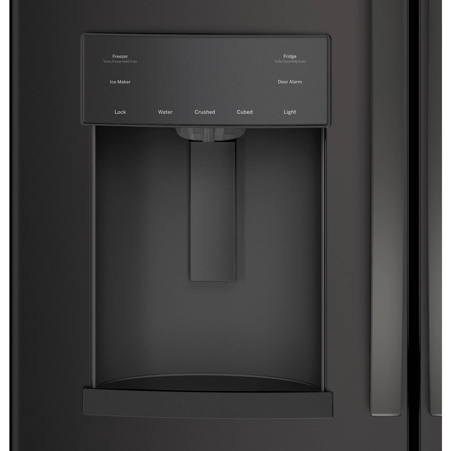GE 36-inch, 22.1 cu.ft. Counter-Depth French 3-Door Refrigerator with External Water and Ice Dispenser