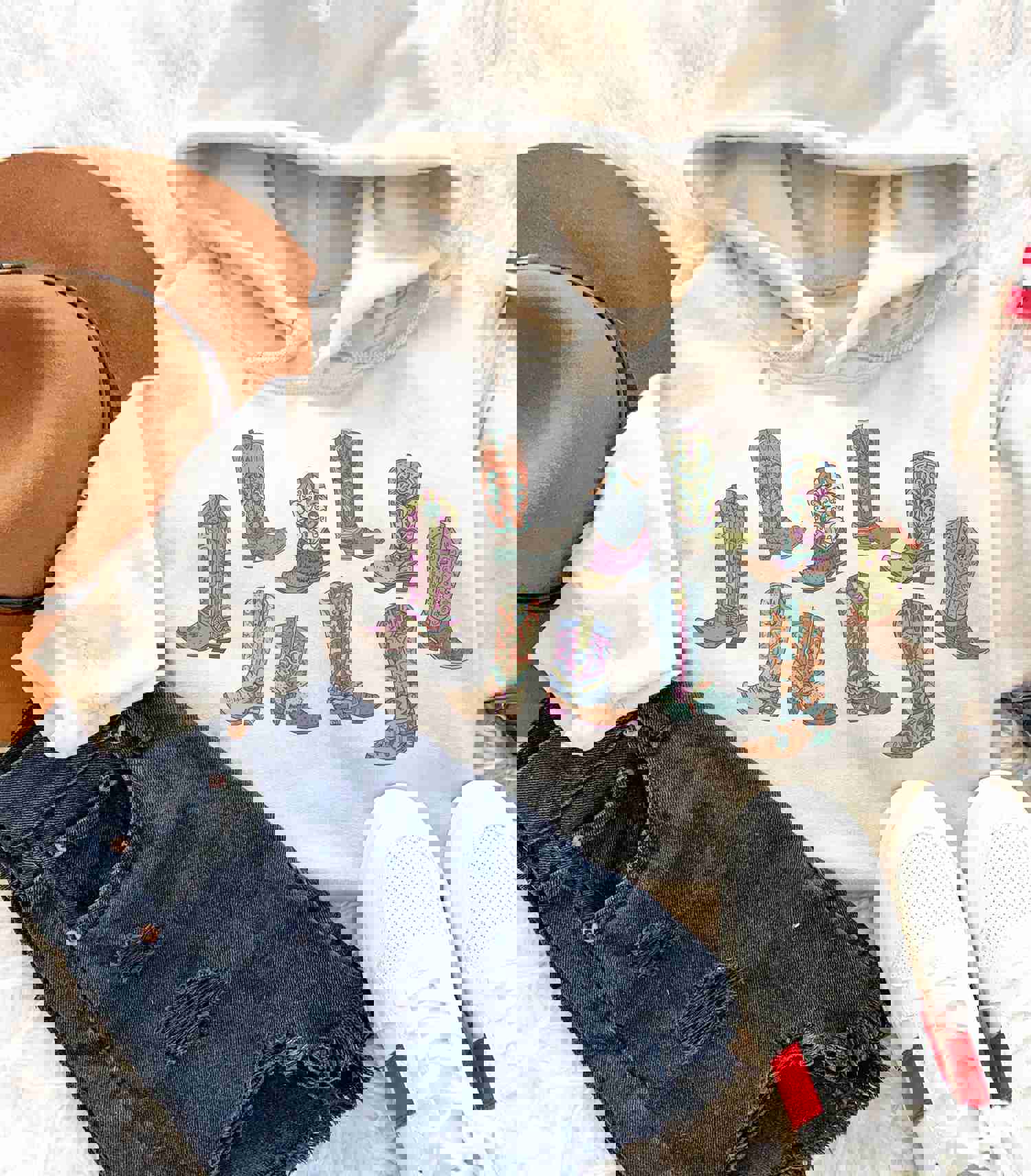 Western Cowgirl Boots Sweatshirt