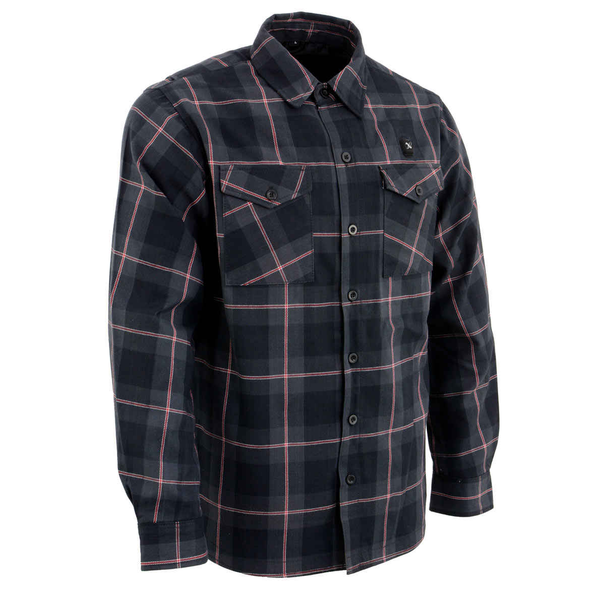 NexGen Heat NXM1602SET Riffraff Heated Flannel Shirt for Men with Rechargeable Battery