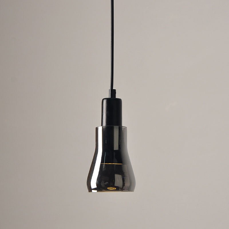 MIRODEMI® Retro Pendant Lamp - Smoky Gray Glass for Dining Room & Kitchen