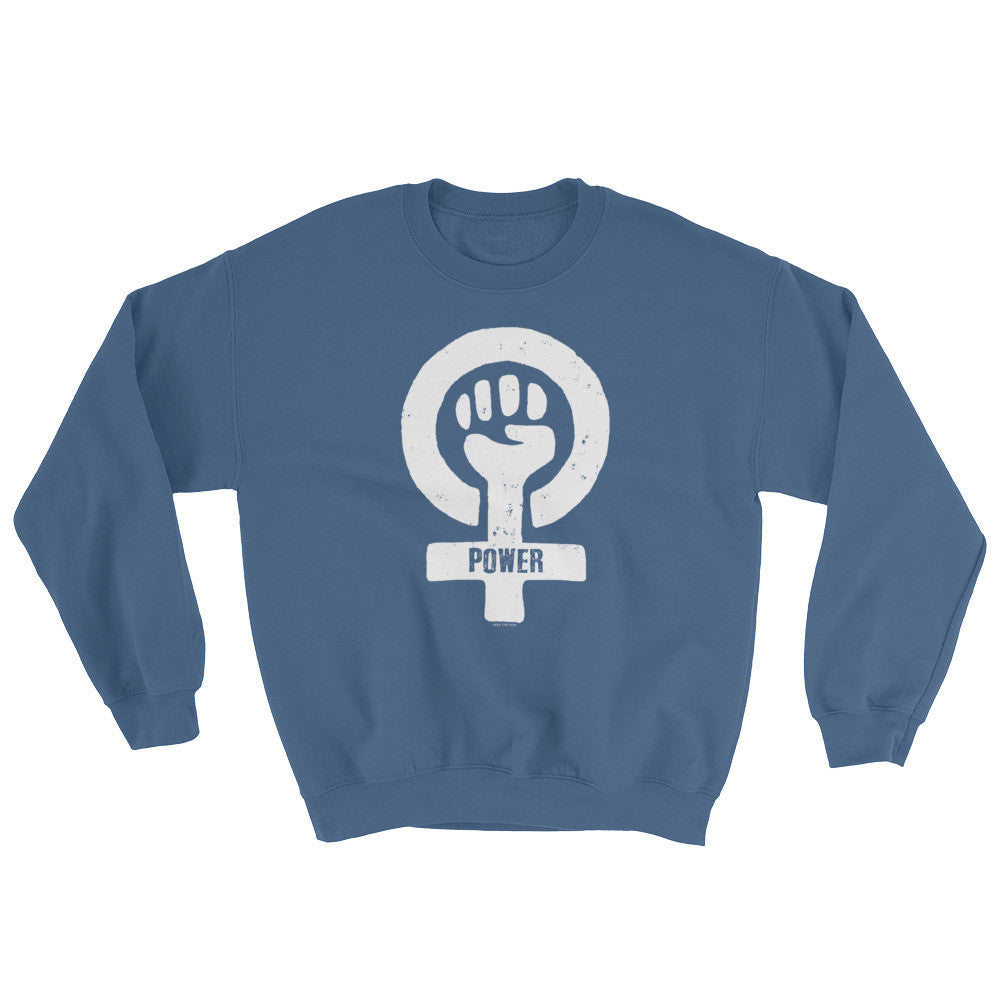 Feminist Power Unisex Crew Neck Sweatshirt