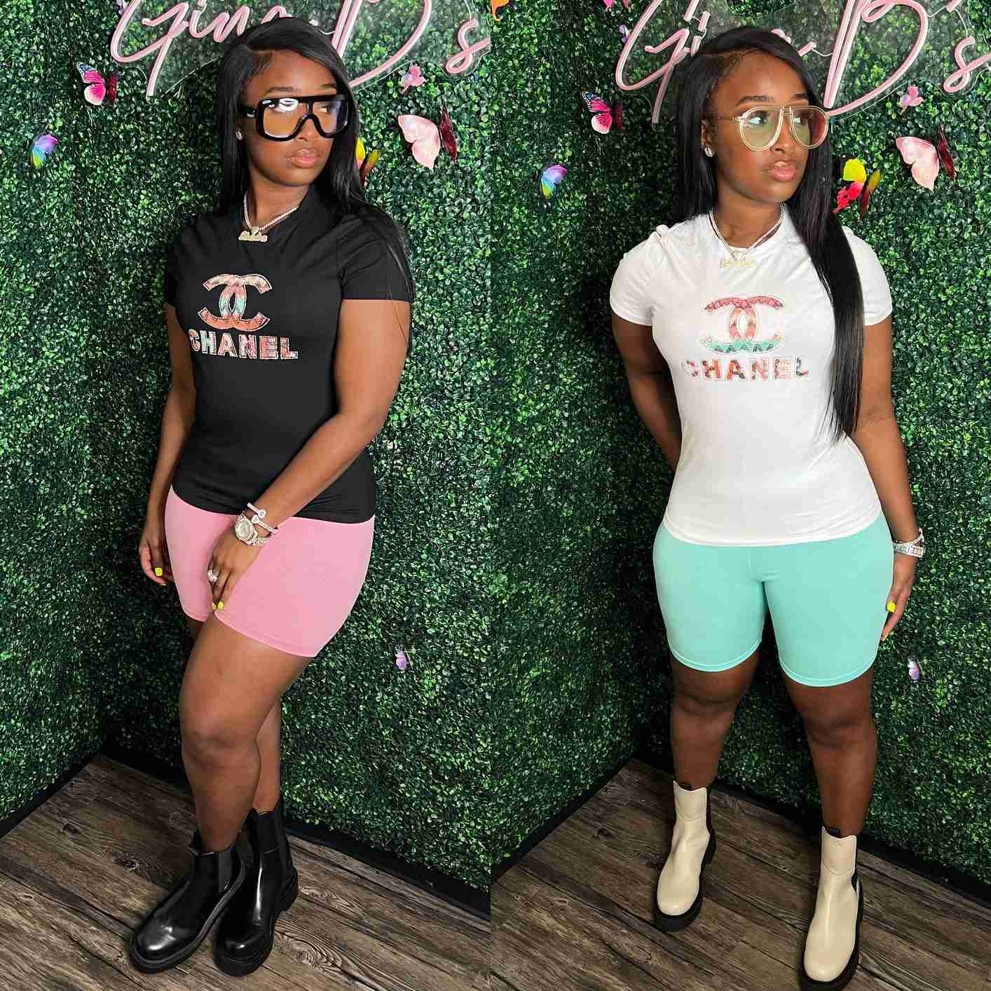 New Craft Models Embroidered Fashion Casual Two-Piece