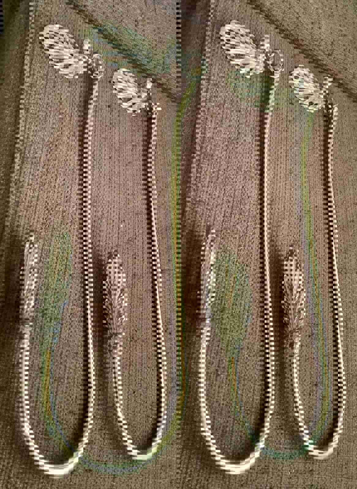Vintage French Tieback Gilt Bronze Brass Shell Ormolu Swag Curtain Holders
