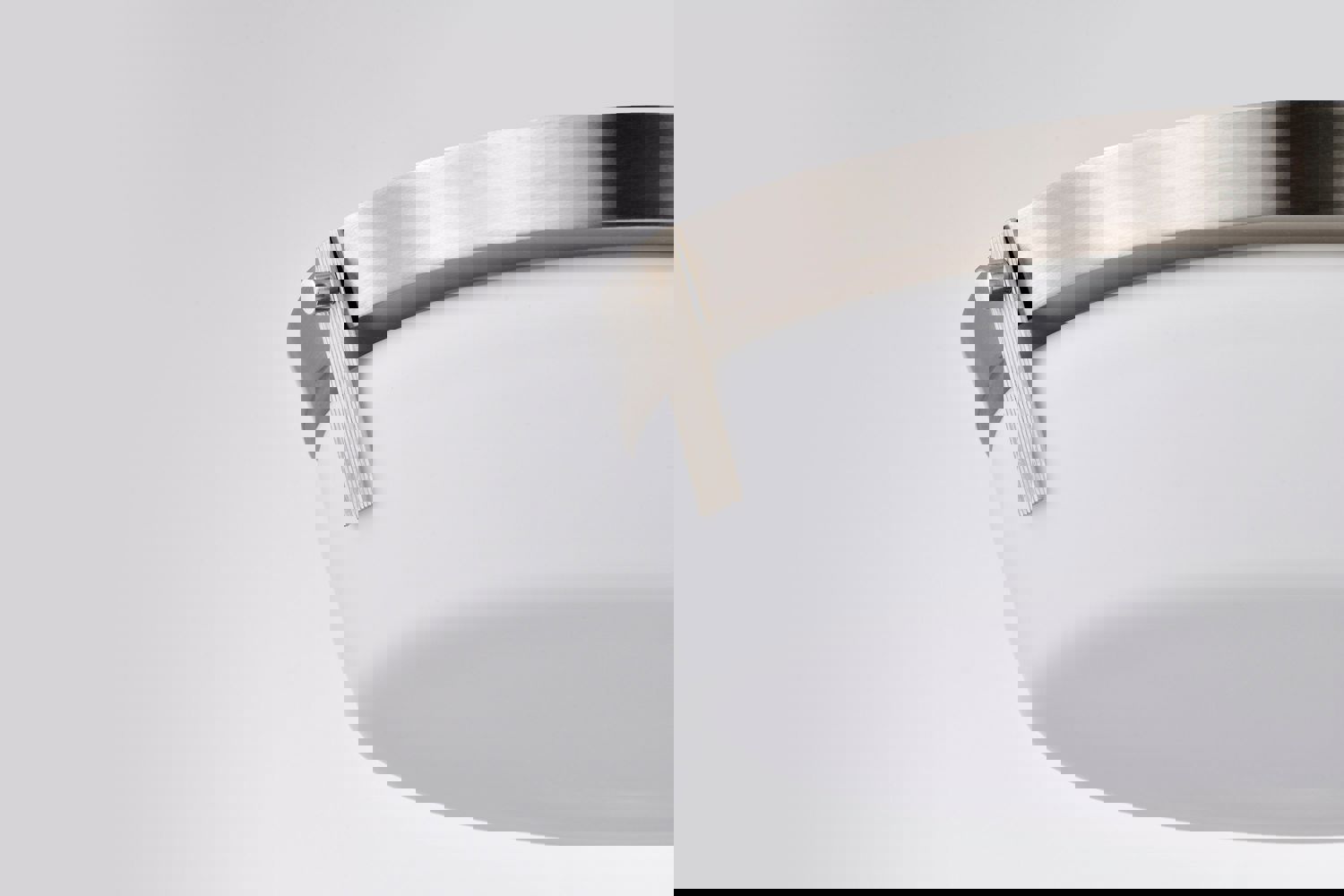 SATCO/NUVO Rowen 3 Light Flush Mount Brushed Nickel Finish Etched White Glass (60-7760)