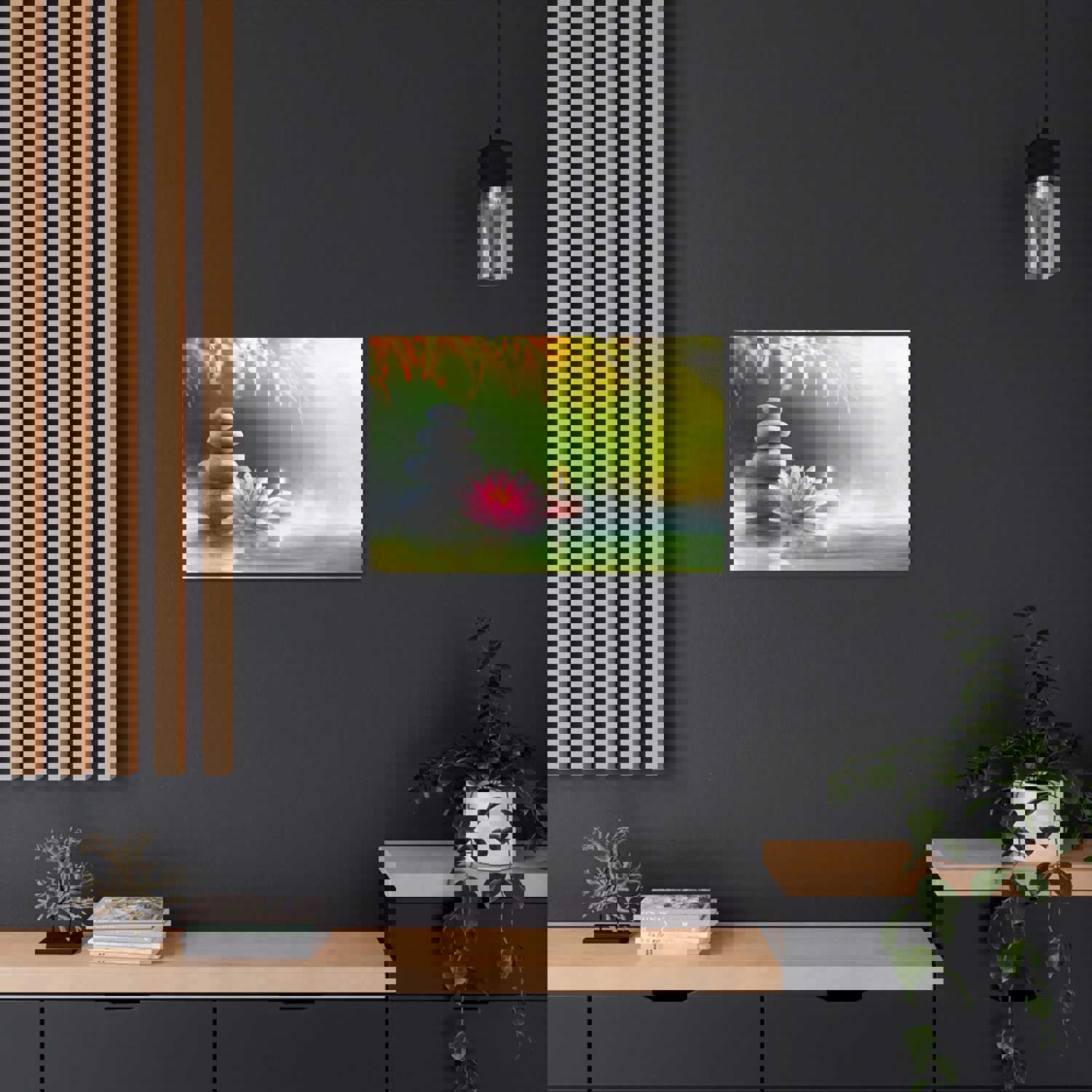 Forest Floral Nature Photography Canvas Wall Art for Home Decor