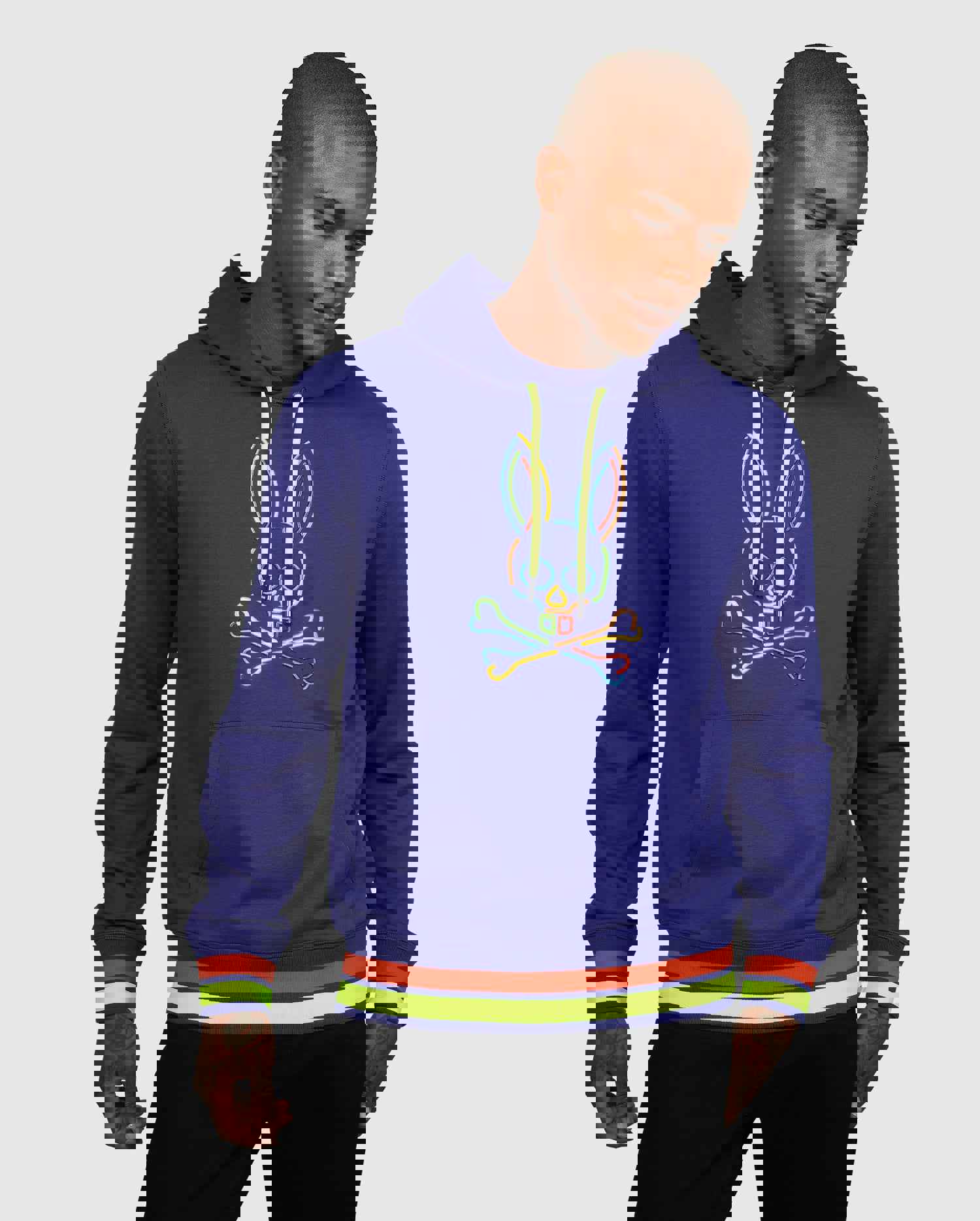 Psycho Bunny Hoodie - Barbon Neon Glow