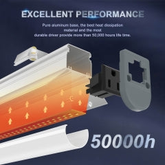 T10 80W 5000K LED Shop Light Linear - Bright, Energy-Efficient Lighting for Workshops & Garages