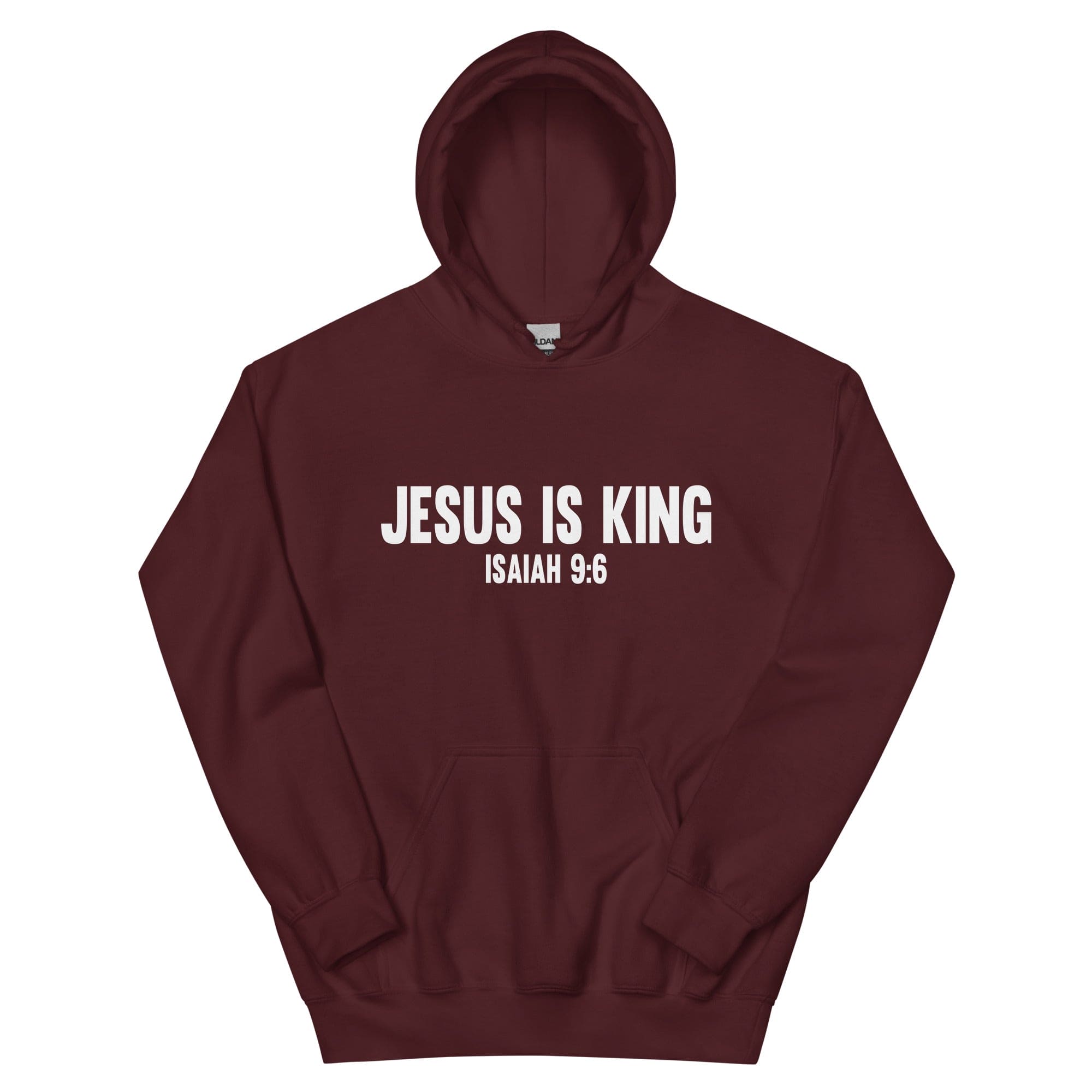 F&H Christian Jesus Is King Mens Hoodie - Soft, Stylish & Cozy