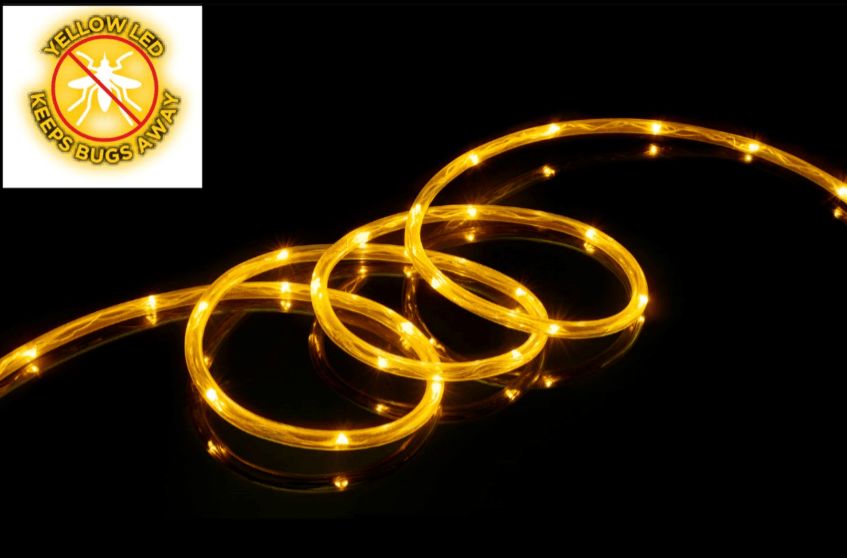 Meilo 16 FT LED Mini Rope Light - Low Profile, Waterproof, Mosquito Repellent for RV, Camping, Indoor/Outdoor Use