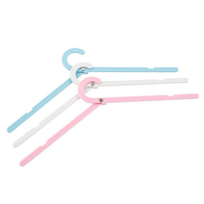 Candy Color Crutch Travel Folding Hanger - Compact & Durable