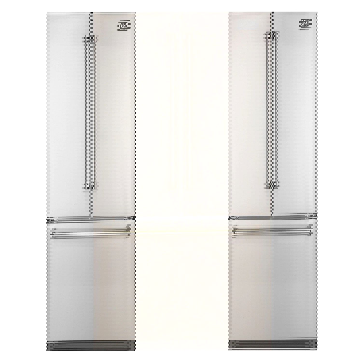 Kucht 36 in. 26.1 cu. ft. Standard Depth French Door Refrigerator with Interior Ice Maker in Stainless Steel