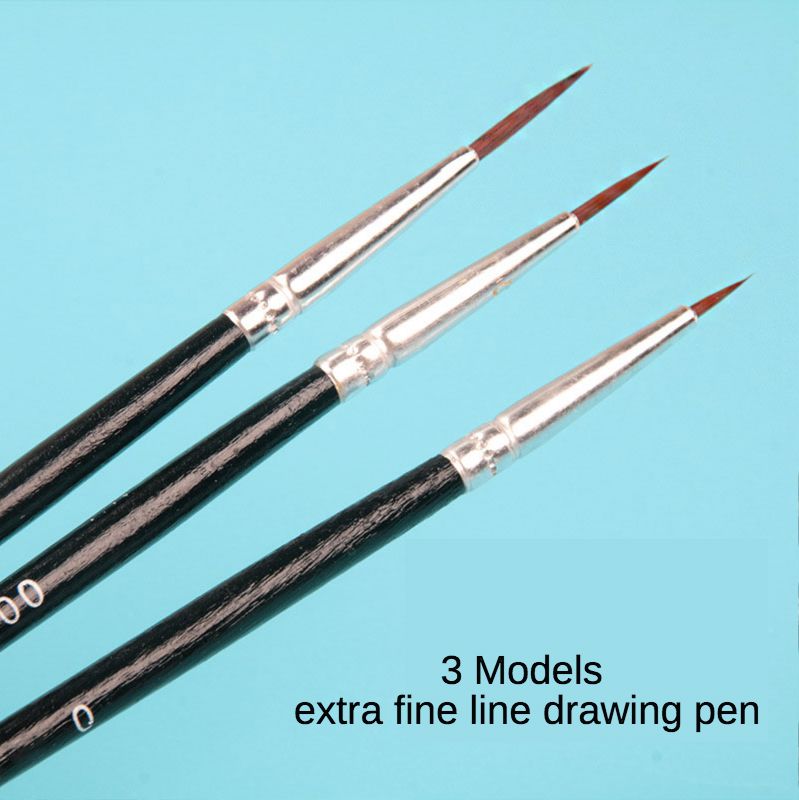6Pcs/Set Fine Hand-painted Thin Hook Line Pen Drawing Art Brush Set