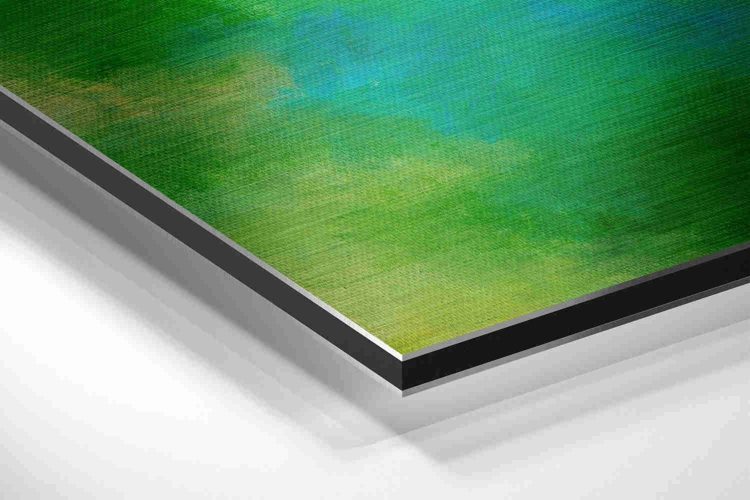 Canary Brushed Aluminium Dibond Wall Art