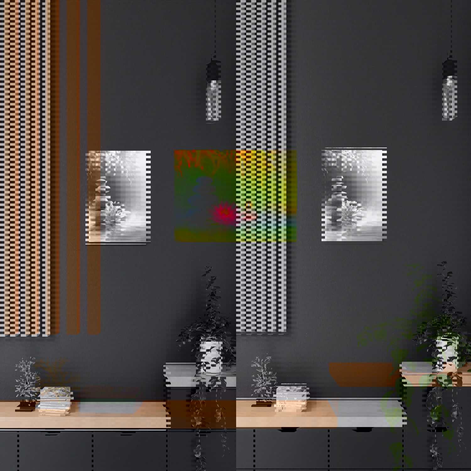 Forest Floral Nature Photography Canvas Wall Art for Home Decor