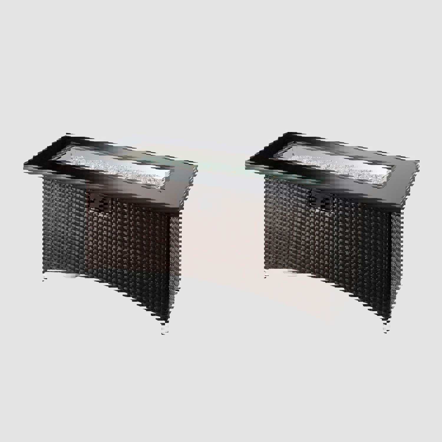 Montego Linear Gas Fire Pit Table