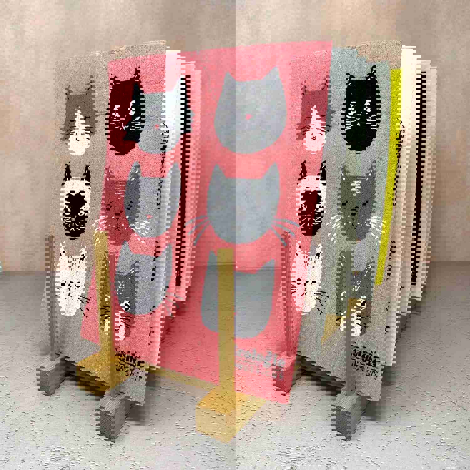 Kitchen Sponge Cloth - Cat Faces