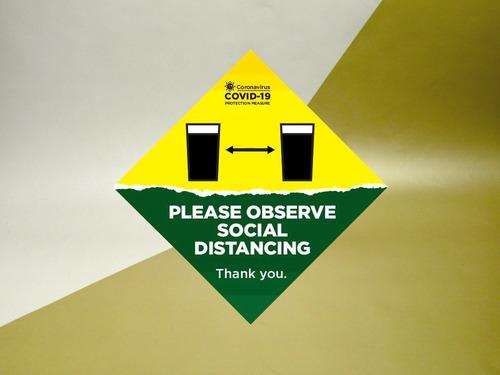 Custom Vinyl Floor Decals & Stickers for Businesses