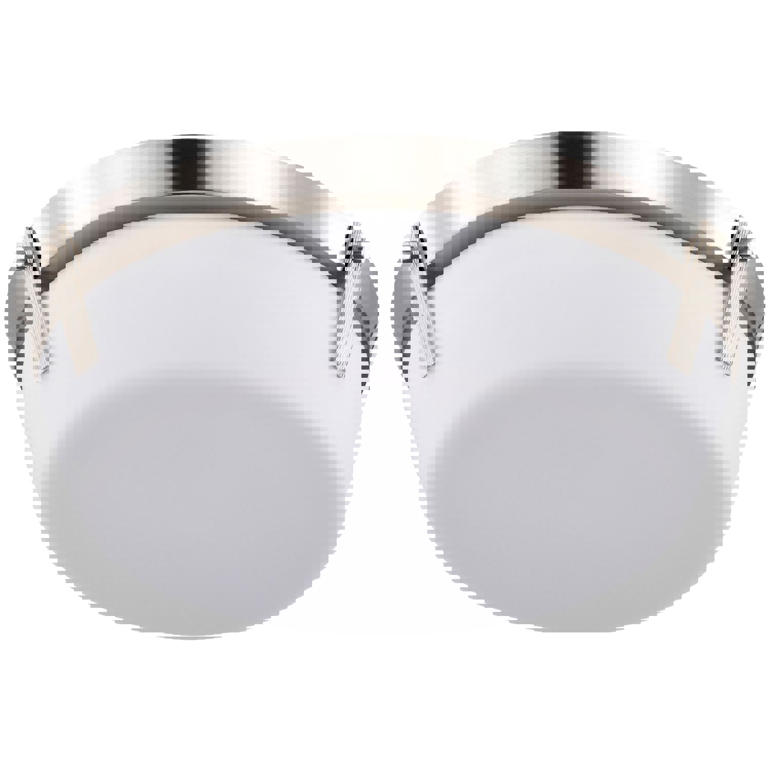 SATCO/NUVO Rowen 3 Light Flush Mount Brushed Nickel Finish Etched White Glass (60-7760)