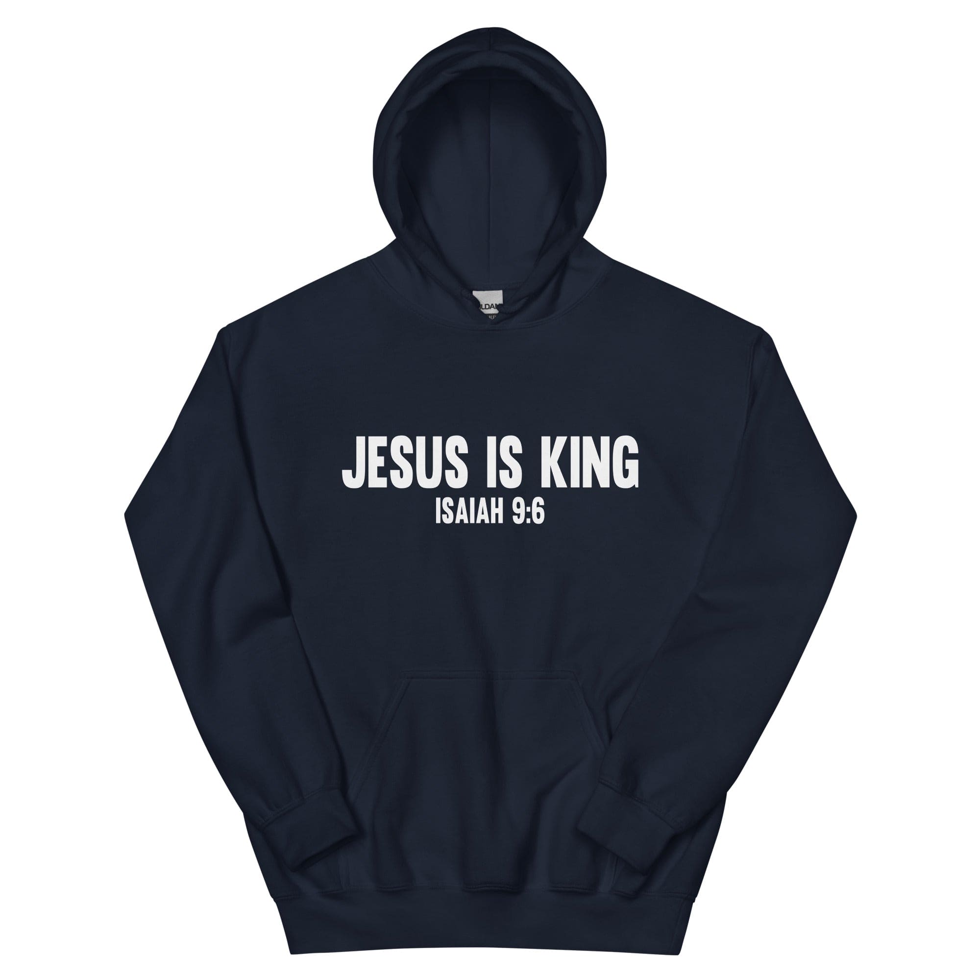 F&H Christian Jesus Is King Mens Hoodie - Soft, Stylish & Cozy