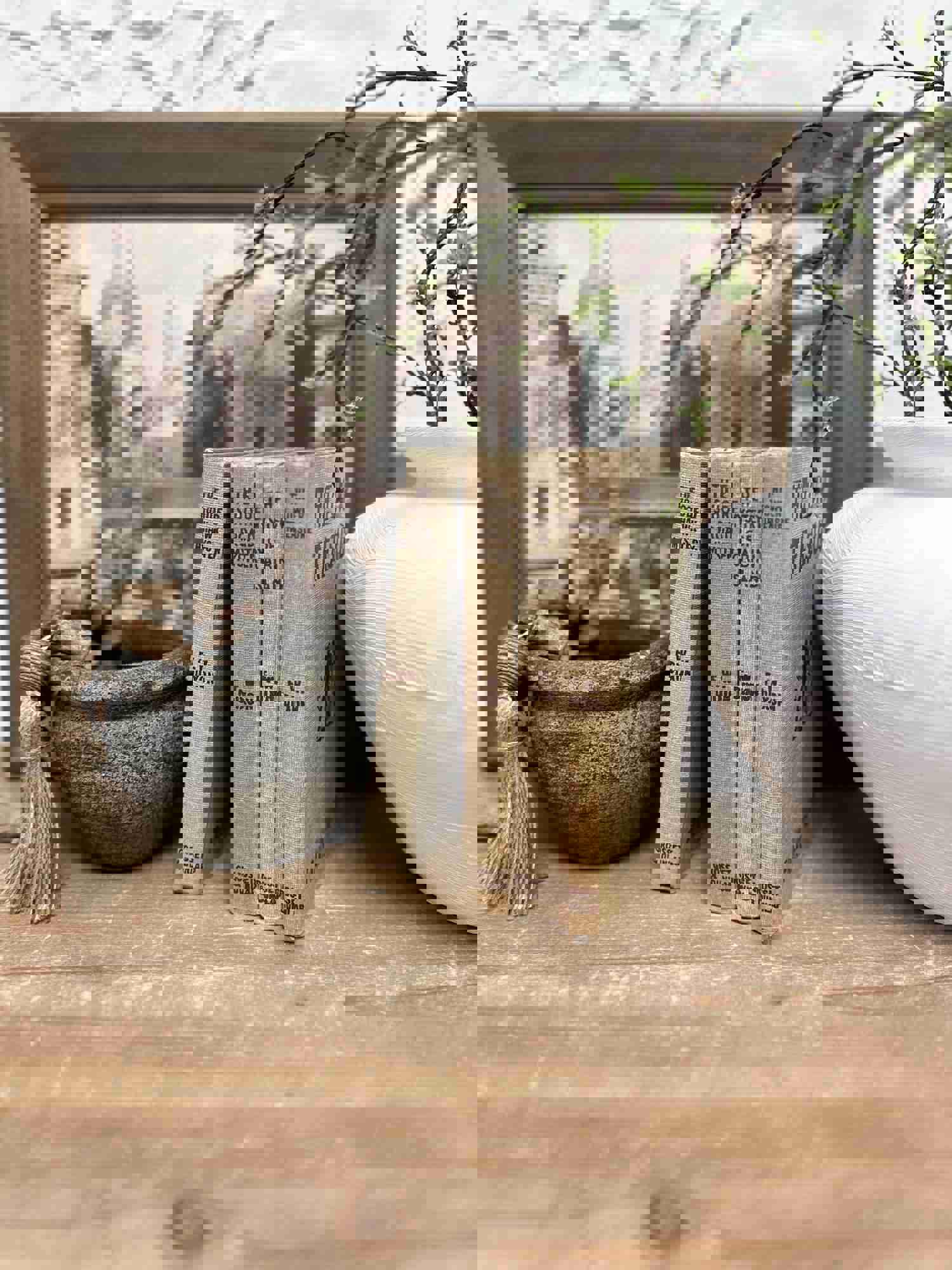 Brown Vintage Books for Home Decor