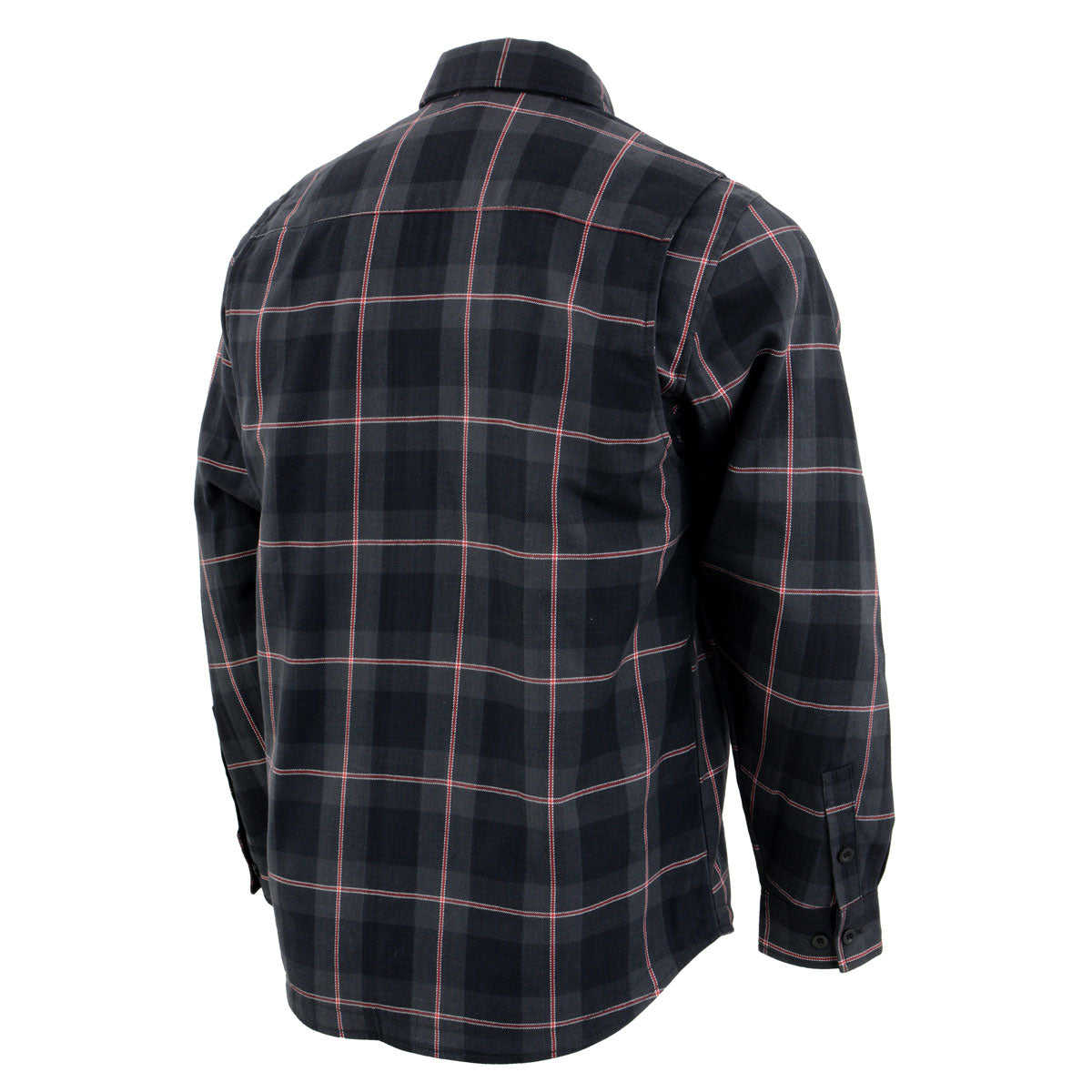 NexGen Heat NXM1602SET Riffraff Heated Flannel Shirt for Men with Rechargeable Battery