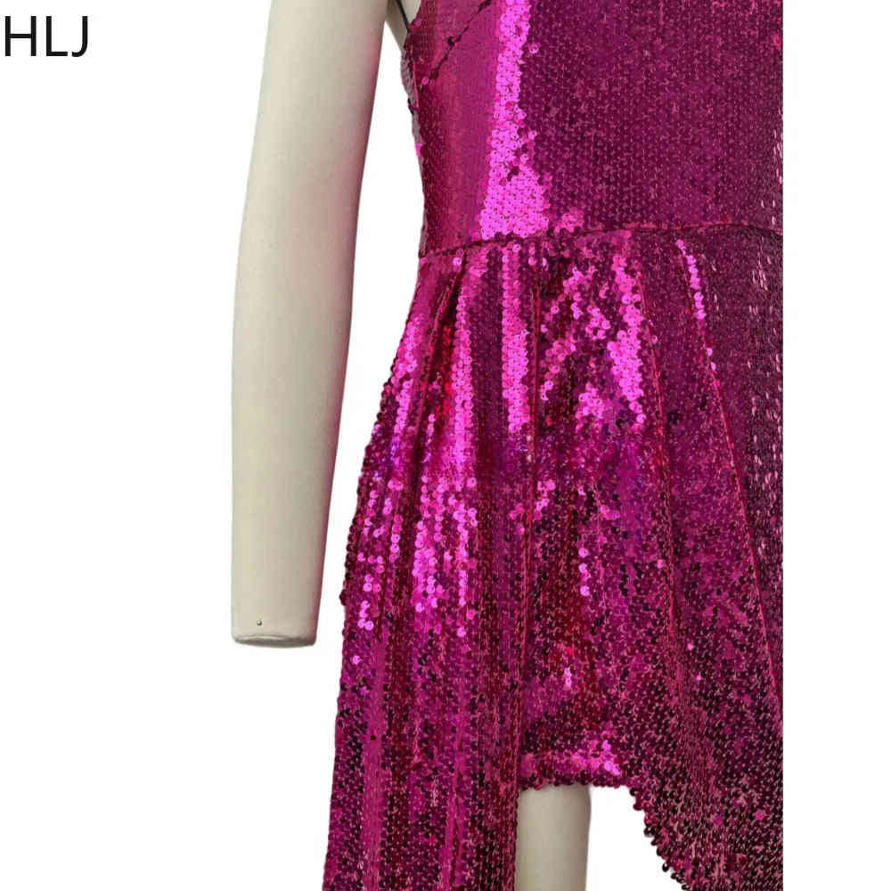 Fashion Sequin One Shoulder Bodycon Mini Dress for Women