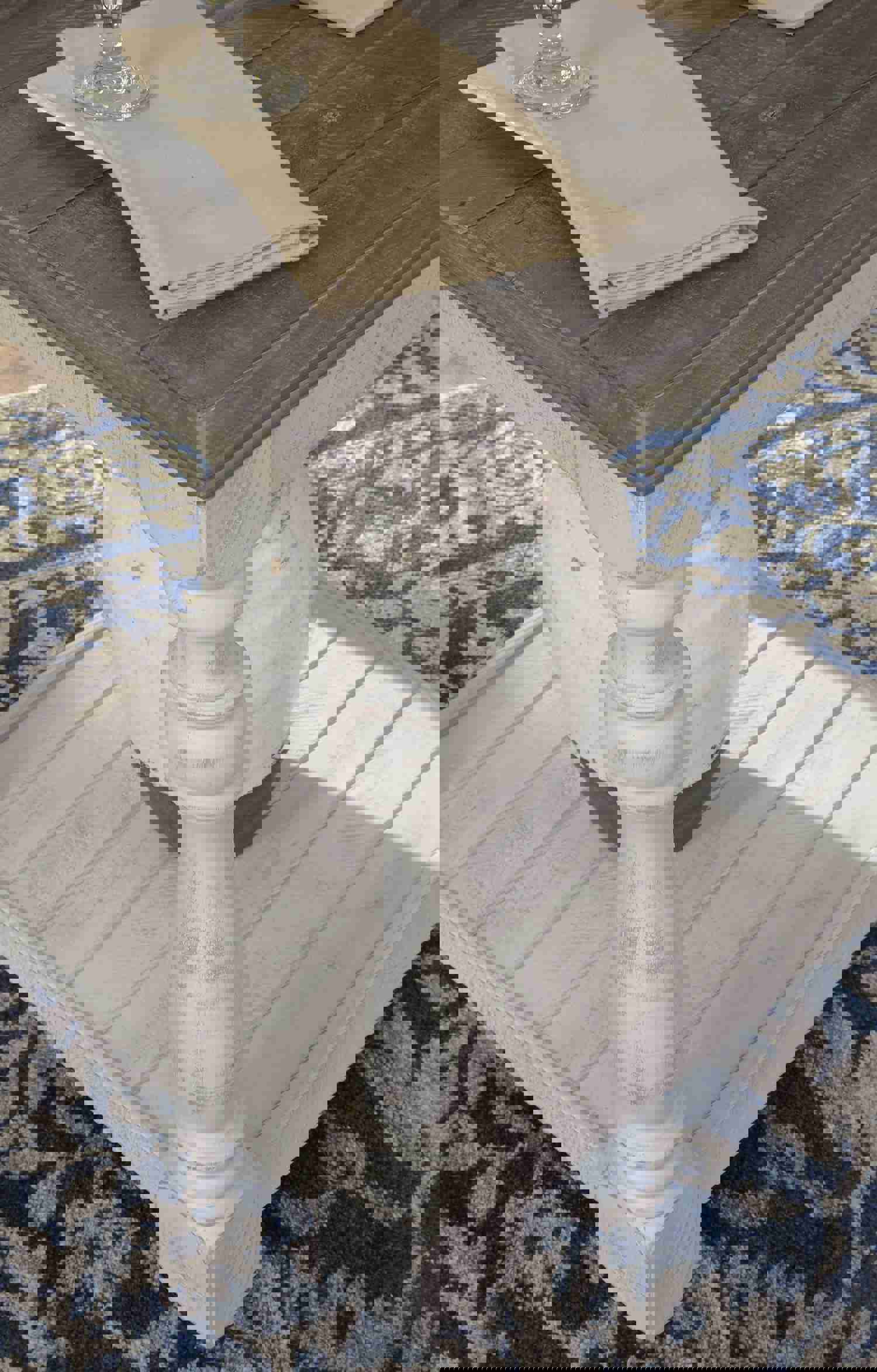 Havalance - Gray / White - Rectangular End Table