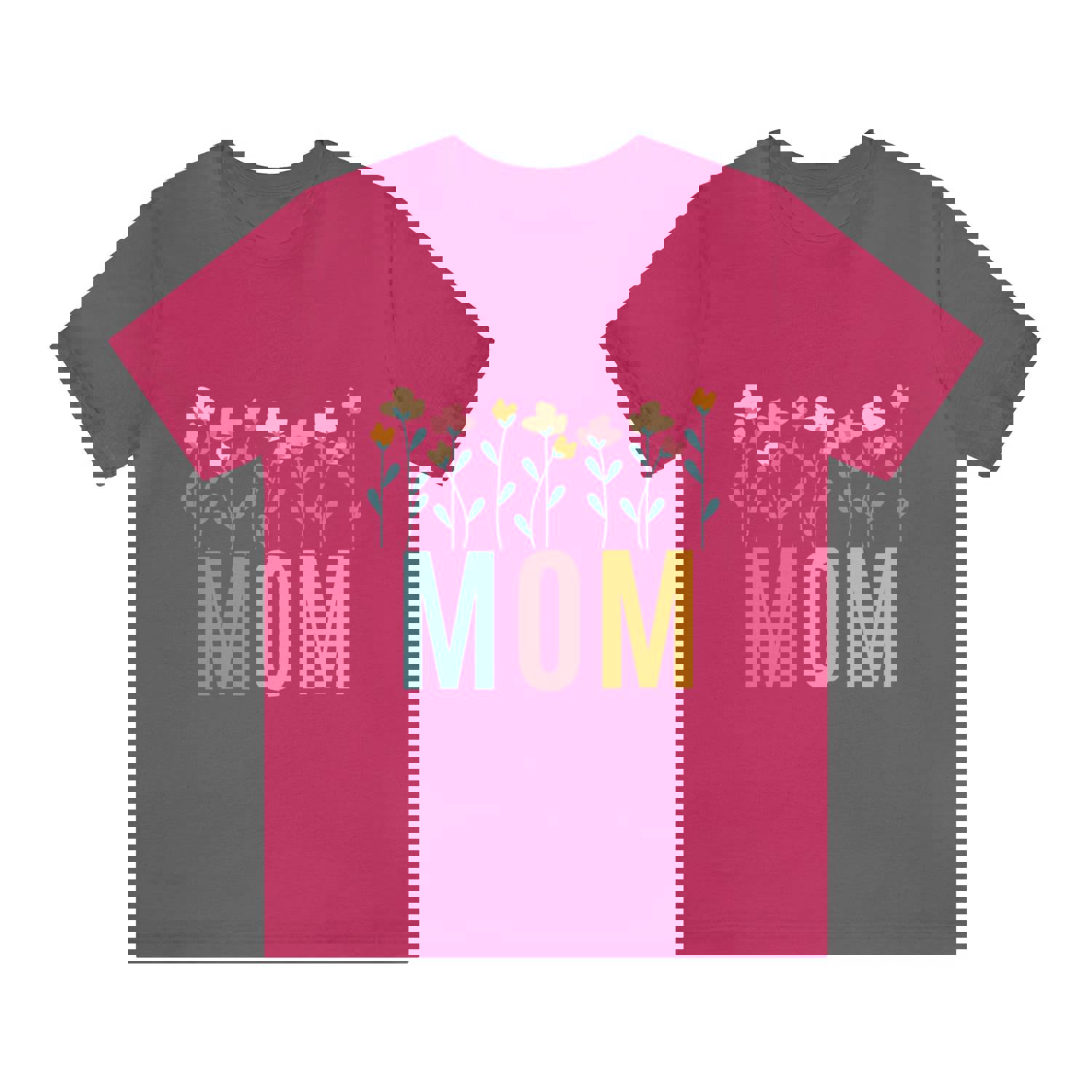 Wild Flowers Mom T-shirt, Boho Mom Tee, Mothers Day Gift For Mom, Moms Birthday Gift, Hippie Mommy Shirt