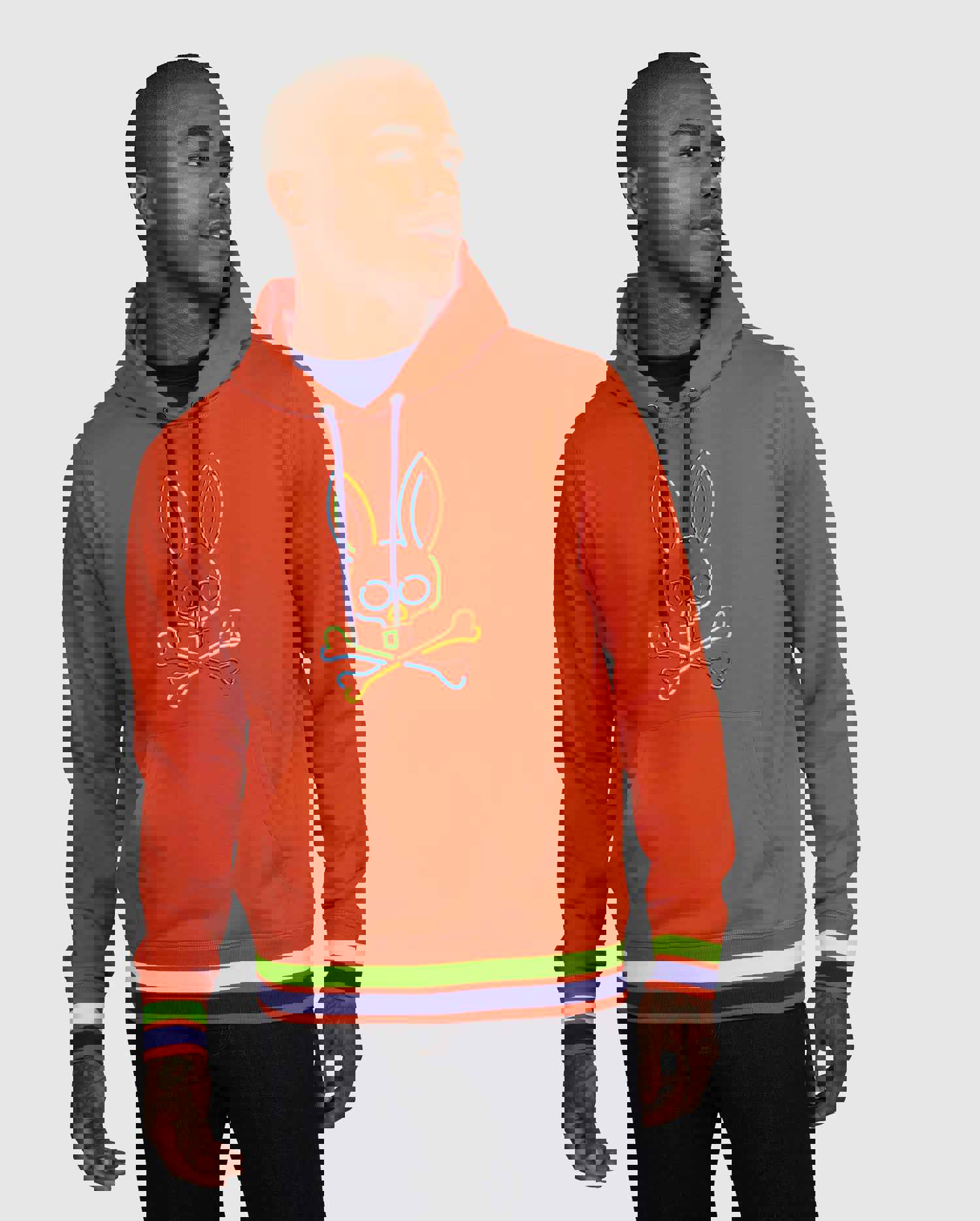 Psycho Bunny Hoodie - Barbon Neon Glow